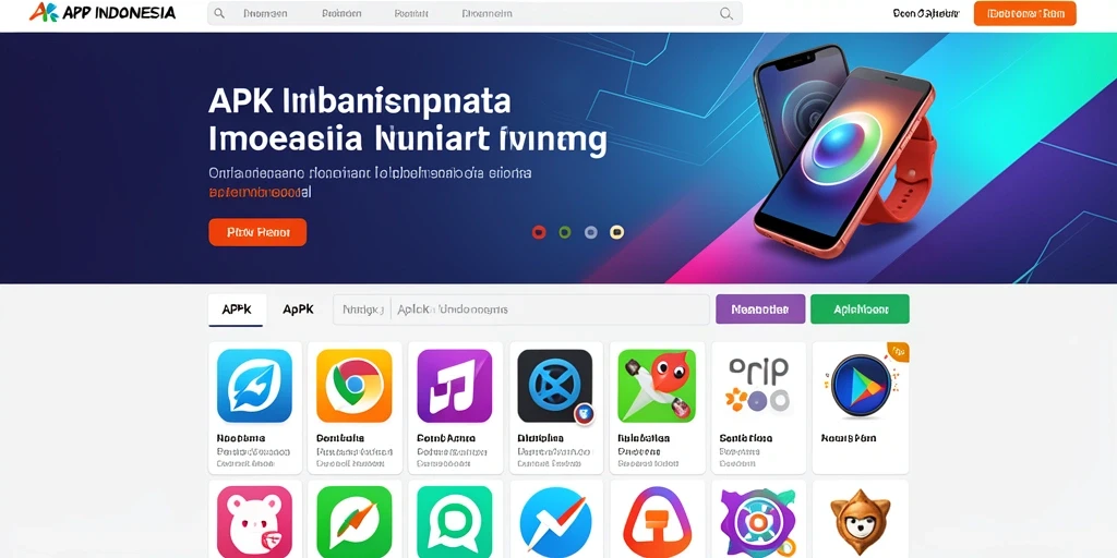 Tampilan menu utama yang menarik dan mudah dinavigasi.