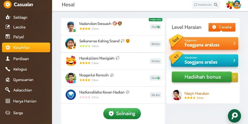 Tampilan antarmuka yang sederhana dan mudah dipahami.