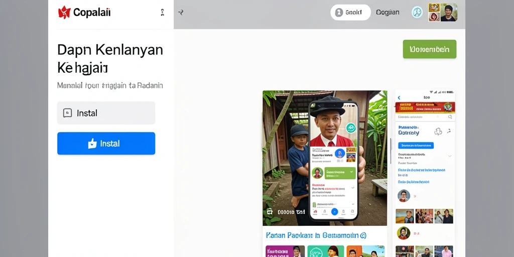 Tampilan antarmuka yang sederhana dan menarik.