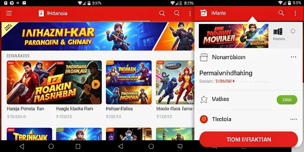 Tampilan karakter utama dalam RPLOOT yang menarik.