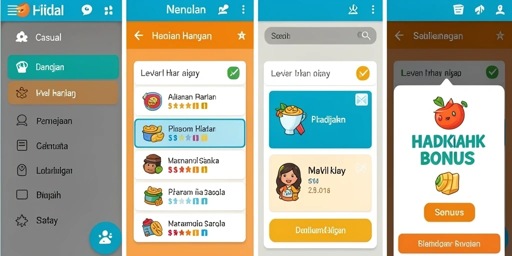 Tampilan antarmuka pengguna yang ramah dan menarik.