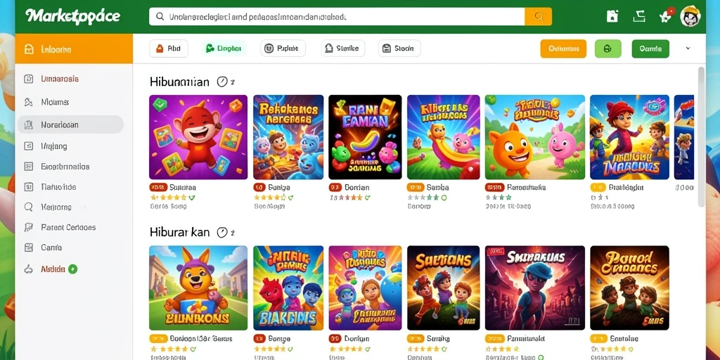 Tampilan antarmuka yang modern dan menarik.