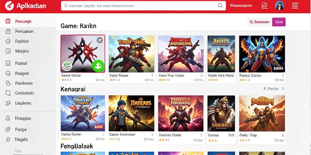 Tampilan antarmuka yang menarik dan mudah digunakan.